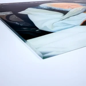 11*14inch Double Panel Wall Mount Hanging Floating Frameless Clear Acrylic Picture Frame for Degree Certificate Photo Frames