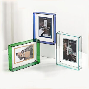 11×14 Floating Wall Mounted Tabletop Neon Acrylic Picture Frame for Poster Photo