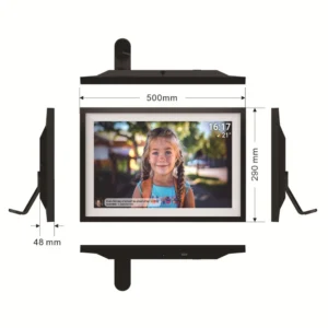 15.6 inch Smart Cloud Photo Frame with MP3 MP4 WiFi Photo Transfer Clock Touch Screen & Gravity Sensing Desktop