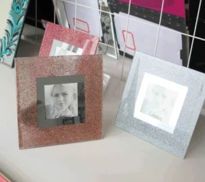 15×23 Love Frame Toy Photo Frame Love Black Glass Photo Frames for Lovers