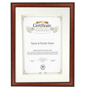 16×20 Brown Wood College Certificate Diploma 11 X 14 Picture Photo Frames With Mat 11X14