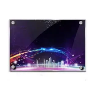 18×24 20×30 24×36 30×40 18 X 24 Large Frameless Wall Mount Floating Acrylic Poster Photo Frame