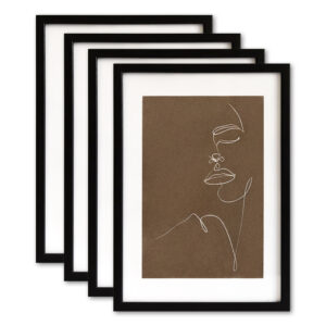 18×24 Poster Frame Wall Vertical or Horizontal Display Tempered Glass for Home Decor