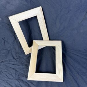 2.5X3.7CM Bestseller Fashion Retro DIY Wooden Photo Frame Personalized Children’s Creative Design
