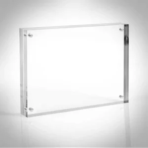 20.5*25.5cm Clear Desktop Display Picture Frame Horizontal Acrylic Magnetic Photo Frame