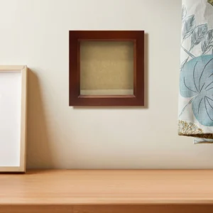 20×20 cm White Shadow Box Frame Interior Size 0.78 Inches Deep Frame Polystyrene 3D Box Frame