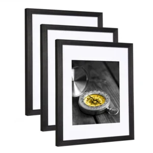 24×32 Large Wood Dark Plexiglass Wall Poster Decorative Photo Frame
