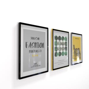 30 Inch X 40 Inch Poster Frame Metal School Gold Black Picture Frame