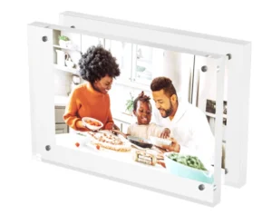 30 Packs 4×6 Inch Minimalist Picture Frame Acrylic Glass Photo Frame with Magnetic Desktop Display