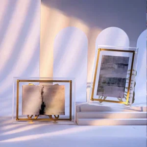 3D Butterfly Acrylic Floating Photo Frame Double Sided Clear Tabletop Picture Frame for Home Decor