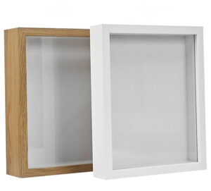 3D Deep Picture Shadow Box 8” 10” Black Wood Dry Flower Wooden Frame for Decorative Usage Photo Frame
