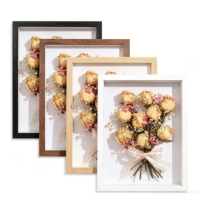 3D Shadow Box Frame Wood MDF Deep Photo Frame with Plexiglass 3cm 5cm Depth Wall Hanging Home Decoration Art Picture Frame