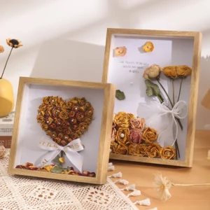 3cm 5cm Deep Photo Frame 4x 6 8×10 A4 Size Creative Handmade DIY Dried Flower 3D Photo Frame Specimens Picture Frames