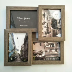 4 Collage Photo Frame with Easel for Home Decoration