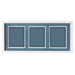 4.6cm 3cm Depth Custom New Arrival White Black 3 Aperture Picture Photo Frame Collage Wall Decor for Horizontal or Vertical