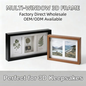 4.8cm Depth 3D Shadow Box Frame Shatterproof Plexiglass Display Case With Removable Spacer For Safe Global Shipping