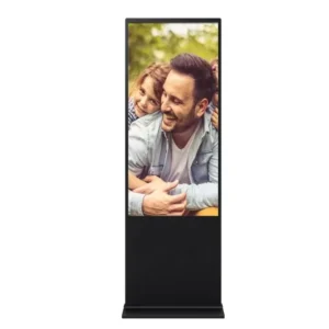43 Inch IR Touch High Definition Android 11 60Hz Kiosk CMS Remote Control LCD Digital Signage Stand for Community Centers