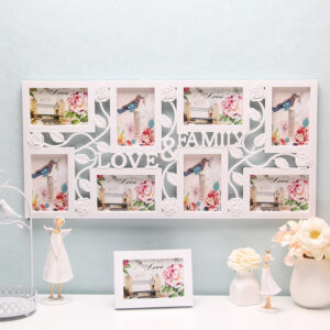 4×6 Picture Frame Collage for Wall Decor Multiple Photo Collage Frames with Tempered Glass 8 Opening
