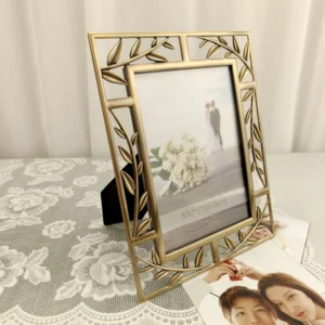 4x6inch Metal Freestanding Picture Photo Frame Tabletop Decor Wedding Photo Frames