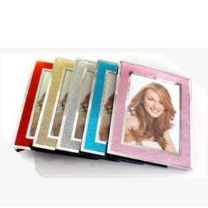 5″ 6″ 7″ 8″ 10″ A4 Glitter Crystal Glass Photo Frame for Home Decoration