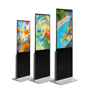 55 Inch 4K IPS Animation Display Indoor Advertising Machine Floor Standing LCD Touch Function Digital Signage