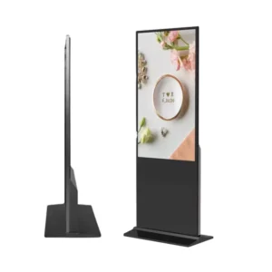 55 Inch Free Sample Available Ultra Thin Totem Display Touch Screen Kiosk Advertising Player LCD Floor Standing Digital Signage
