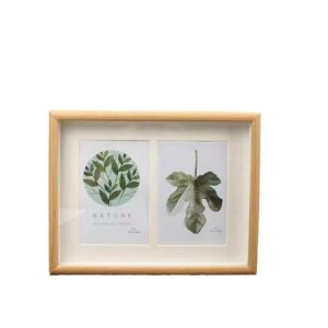 6 inch Wooden Multi Photo Frame Creative Hollow Design Tabletop Stand for Couple Wedding Photos Desktop 3D Photo Album