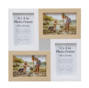 6pcs 4×6″ Collage Photo Frame Simply Black Picture Frame Wall Hanging Art Frame