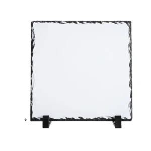 7.9*7.9 Inch DIY Home Decoration Sublimation Blank Rock Photos Slate Picture Stone Frame for Printing