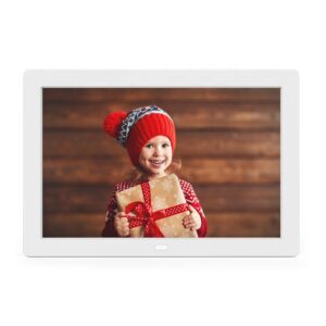 8 Inch Digital Photo Frame with Automatic Slideshow USB SD Supported Built In Clock & Calendar Easy Setup with Remote Control
