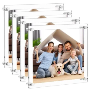 8.5*11 Acrylic Wall Mount Floating Picture Frame Collage Photo Frames for Display Degree Certificate