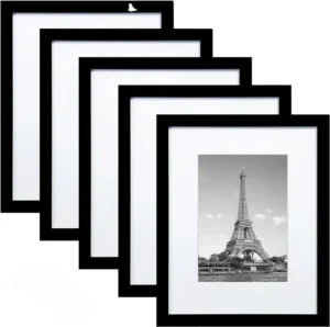 8.5×11 11×14 Inches Plastic Black White Gold Eco Friendly Double Sided Display Picture Frame Wall Gallery Photo Frames