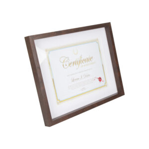 8.5×11 Certificate Frames with Stand Rustic Wood Document Frames