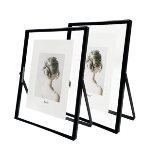 8×10 Double Glass Floating Picture Photo Frame Home Decor