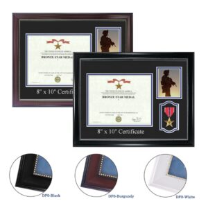 8×10 Personalized Eco friendly Air Force Achievement Medal Certificate Picture Frames