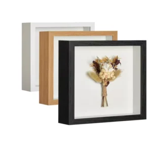 8×8 7×7 Square Shadow Box Picture Frame 3D Display Case for Photos Memorabilia Crafts Depth 3&5 cm