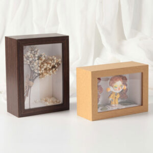 8×8 A4 MDF Korean Style Craft Picture Shadow Boxes 3D Photo Frames with Flower and Animal Themes