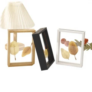 A Three dimensional Double sided Photo Frame with a Nordic Style Design Perfect for Desktop Display