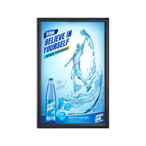 A1 A2 A3 A4 Custom Aluminum Advertising Snap Poster Frame Wall Hanging Poster Frame For Shop Mall