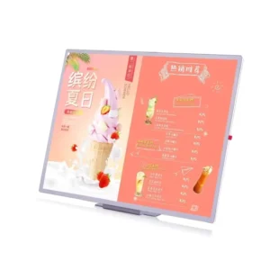 A1 A2 A3 A4 Decorative LED Photo Poster Slim Aluminum Frame Light Box Rectangle Indoor Business Display of Size A4