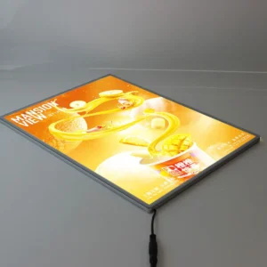 A1 Led Picture Frame Restaurant Poster Frame Led Advertising Sign Menu Boards Super Slim Light Box