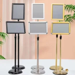 A3 A4 24×36 Floor Poster Stand Adjustable Menu Frame Paper Display Holder