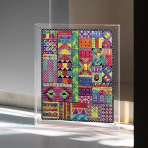 A3 A4 A2 40X60 24X18 Inch Custom Colored Acrylic Clear Photo Puzzle Painting Floating Frame Wall Mount Modern Art