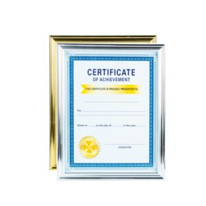 A3 A4 A5 A6 Certificate Frame Gold Document Picture Frame