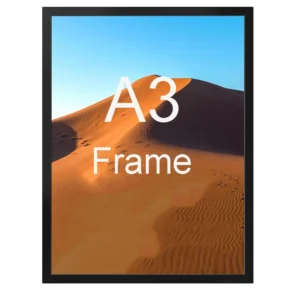 A3 Picture Frame with HD Clear Plexiglass Simple Poster Art Photo Frame for Wall Gallery Certificate Frame