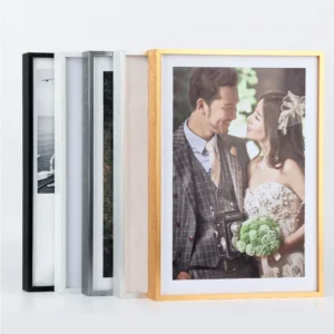 A4 A3 5×7 Custom Tabletop Poster Frame Decorative Wall Gold Photo Frame Set