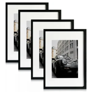 A4 & A3 Poster Frame for 6×8 Pictures Black Wood Picture Frames Photo Frames
