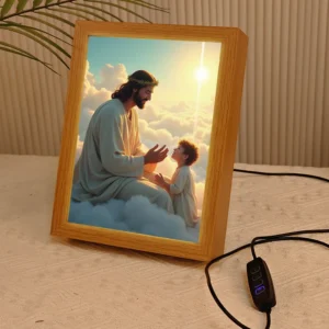 A4 A5 Frame with LED Desktop and Wall Decoration Photo Frame