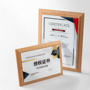 A4 Certificate Photo Frame Certificate Diploma Degree Graduation Frame Solid Wood Certificate Frame MH J923