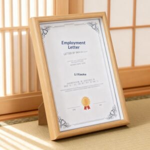 A4 Handmade Modern and Simple Hollow Wooden Three dimensional Certificate Award Display Photo Frame